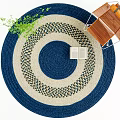 Modern Round Carpet 3d model