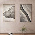 Modern Decorative Painting Texture Decorative Painting 3d model