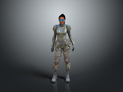 Sci-fi Beauty Cyber Beauty Sci-fi Woman Warrior Future Woman Warrior Sci-fi Lady Soldier Cyber Woman Warrior model