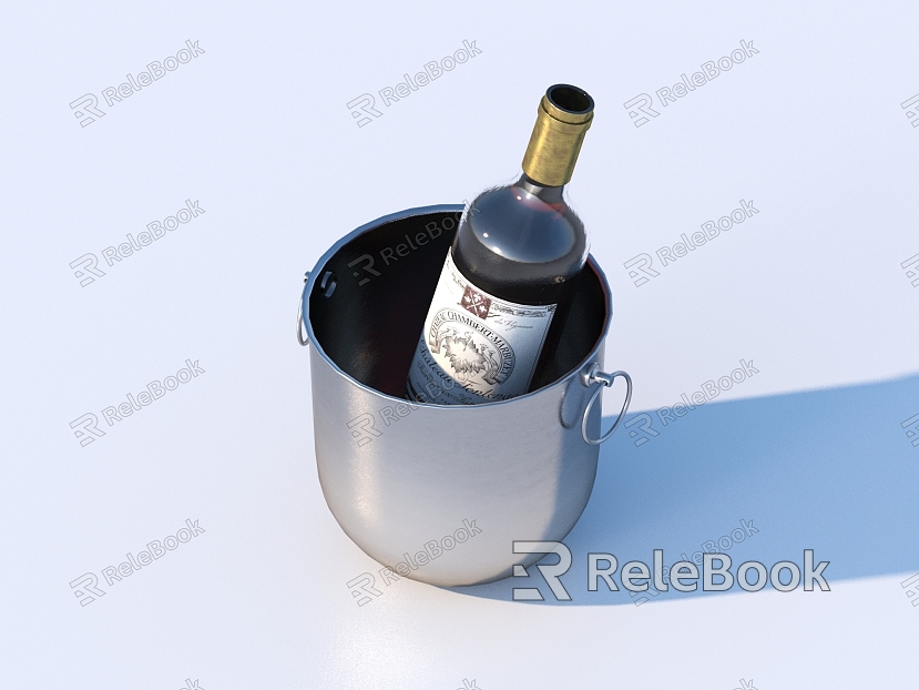 Wine Bottle Wine Food Kitchen Supplies model