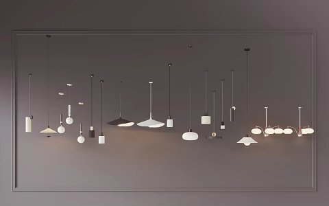 Chandelier Light Luxury Chandelier Metal Chandelier 3d model