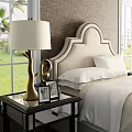 Background double bed 3d model