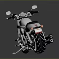 Sleek Modern Motorcycle With Silver Body Black Seat And Shiny Engine On Reflective Surface