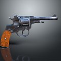 revolver revolver pistol semi-automatic pistol automatic pistol modern weapon hot weapon 3d model