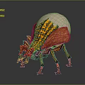 Alien Insects Sci-Fi Insects Magic Insects Strange Insects Fantasy Insects Insect Characters Game Characters 3d model