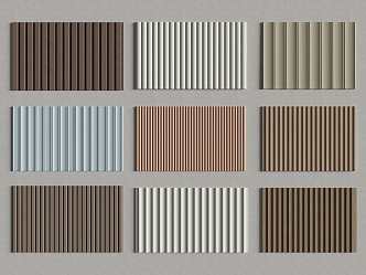 Modern wall panel 3d model