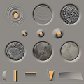 Modern wall lamp 3d model