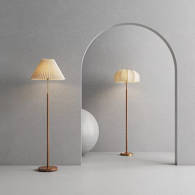 Modern floor lamp 3d model