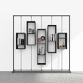 Bookshelf Storage Rack Bookshelf Ornaments Display Rack Decorative Rack Bookshelf Shelf 3d model