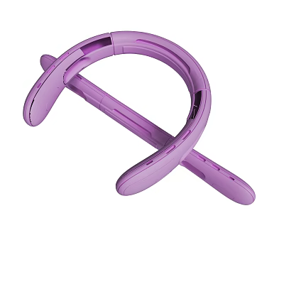 Purple U Shaped Neck Massager Portable Electric Massage Device For Pain Relief 3d model