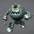 Robot cartoon robot hand-painted robot stylized robot 3d model