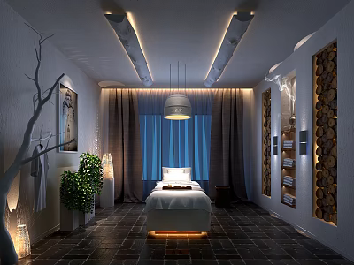Quiet SPA Room 3d model