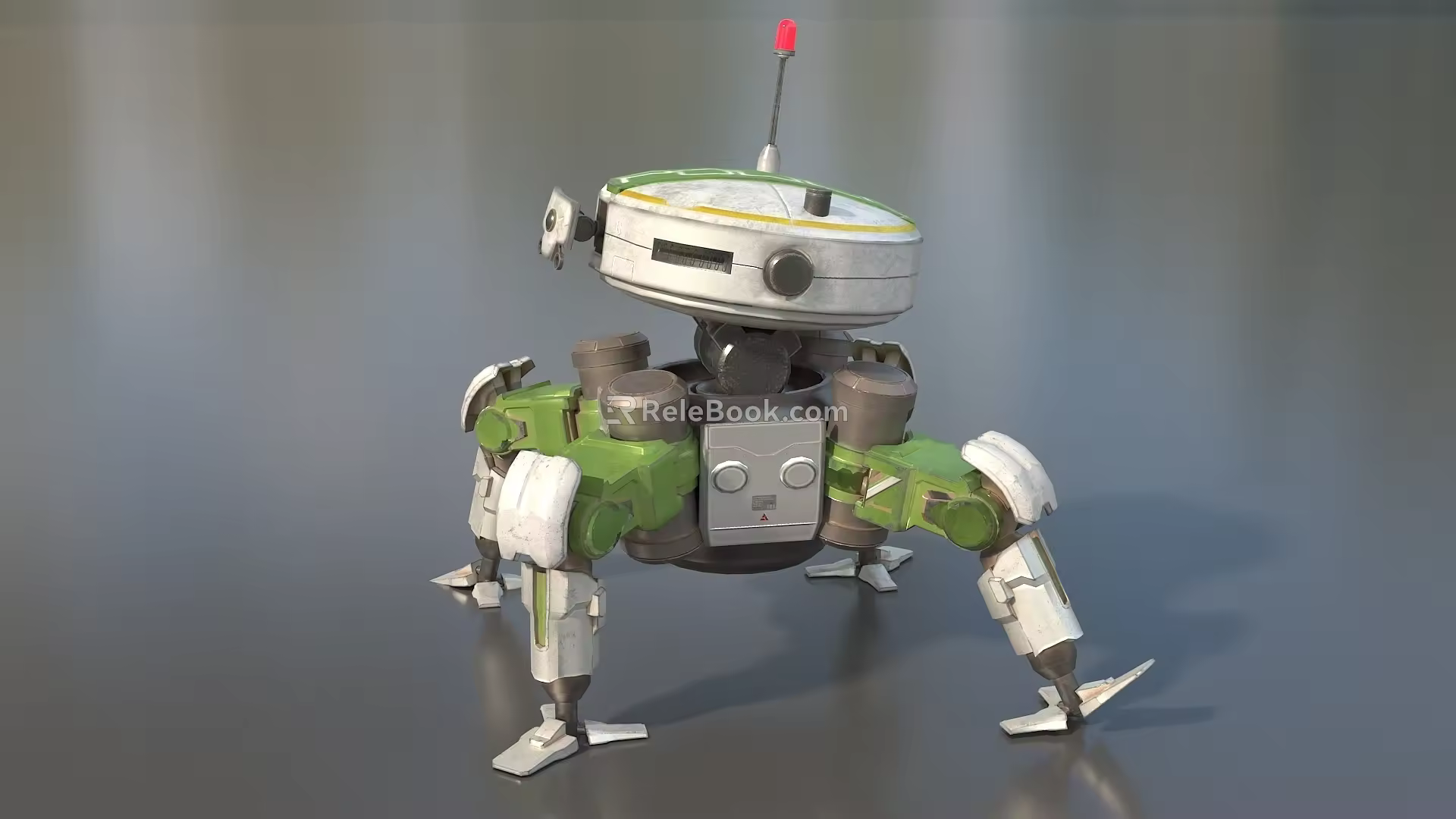Robot Attack Robot Intelligent Robot Science Fiction Robot Future High-tech Low Face Number Low Model Simple Model Film and Television Level Super Realism 3d model