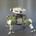 Robot Attack Robot Intelligent Robot Science Fiction Robot Future High-tech Low Face Number Low Model Simple Model Film and Television Level Super Realism 3d model