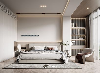 Modern Bedroom 3d model