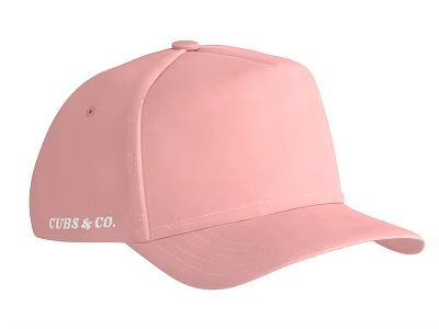 Pink CUBS & CO. Baseball Cap Stylish Design For Daily Wear 3d model