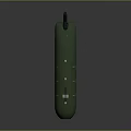 Green Military Weapon Missile With Surface Structural Details And Component Design