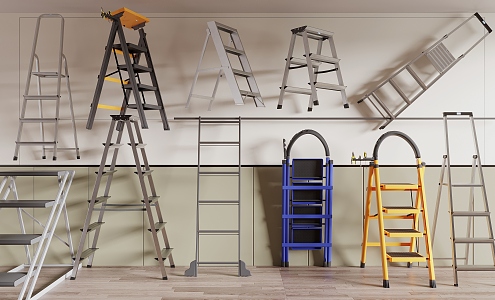 modern ladder 3d model