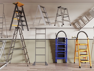 modern ladder 3d model