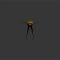 Modern Butterfly Colored Butterfly Tabby Butterfly Leaf Butterfly 3d model