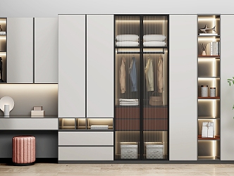 Modern wardrobe 3d model