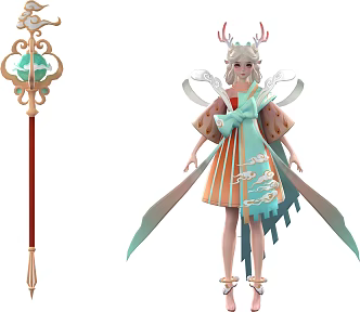 Game Characters 3d model