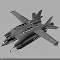 Gray Aerial Spacecraft With Multi Window Design Twin Engines And Red Emblem On Wings