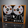 Vintage AKAI Reel to Reel Tape Recorder With Wooden Frame Dual Reels And Control Knobs