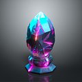 Crystal Crystal Ore Crystal Mineral Gem Ore Crystal Crystal Crystal Mineral Crystal Blue Crystal 3d model