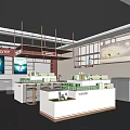 TRUENOR Beauty Specialty Store With Open Space Display Counters And Product Display Shelves