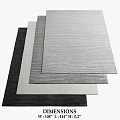 Square Rugs With Textured Surfaces In Gray Black And Light Colors For Modern Decor
