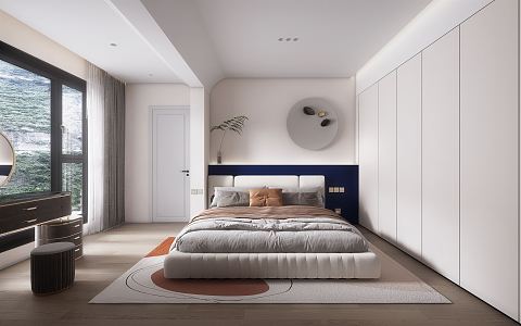 Master Bedroom Modern Bedroom 3d model