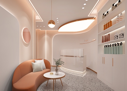 Modern Beauty Salon Hall Beauty Hall 3d model