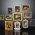 Decorative Home Furniture With Various Style Picture Frames In Different Colors