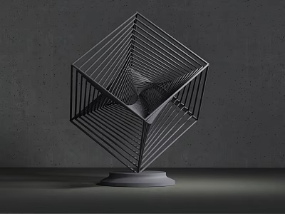 Modern art ornaments 3d model