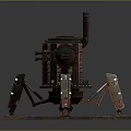 Mech Warrior Mech Soldier Machine Battlearm Mechanical Battlearm Machine Fighter Robot 3d model