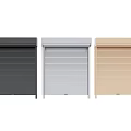 Modern Roller Shutters In Black Gray And Beige Colors For Home Exteriors