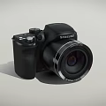 Samsung Black Digital Camera With High Quality Lens And Modern Design 3d model