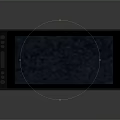 Modern Black Electronic Tablet With Large Black Screen On Gray Background