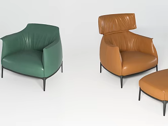 Single sofa 3d model