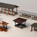 Outdoor Traditional And Modern Canopies With Various Roof Shapes And Styles