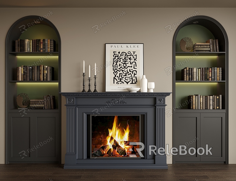 French Fireplace model