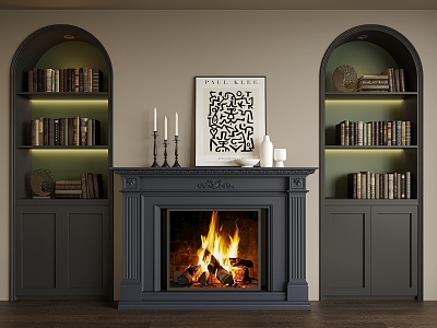 French Fireplace model