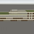 Modern Factory Building Factory Building Office Building 3d model