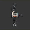 Advanced Spacecraft With Solar Panels Antenna And Thruster For Cosmic Exploration