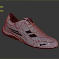 Stylish White Sports Sneakers With Blue Stripes White Laces And Black Sole