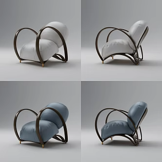 Modern Sofa Chair Leisure Chair 3d model