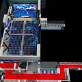 Tobacco and Liquor Store Interior With Shelves Display Racks And Counter Area