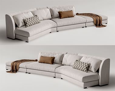 Modern Multiplayer Sofa 3d model