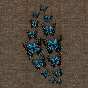 Modern Butterfly Craft 3d model